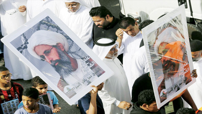 Vụ hành hình giáo sĩ bất đồng chính kiến Nimr al-Nimr châm ngòi cho cuộc chiến tranh lạnh mới giữa Iran và Ảrập Xêút. Ảnh: AP.