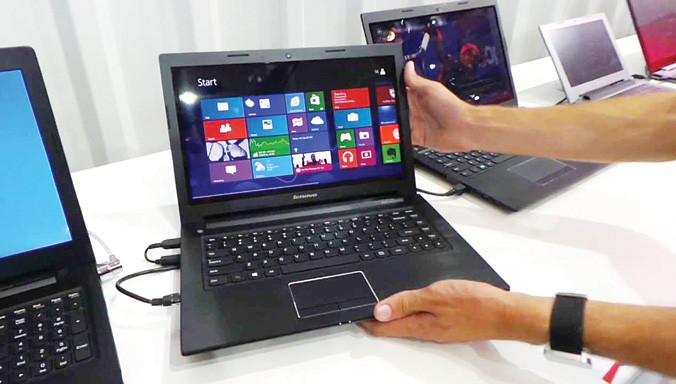Máy tính Lenovo chứa phần mềm “gián điệp”. Ảnh: Hồng Vĩnh.