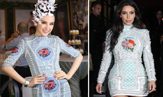 Không ít người đẹp “nhái” phong cách ăn mặc của nhiều ngôi sao nổi tiếng thế giới.