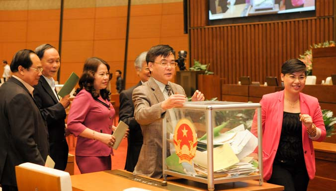 Quốc hội dành hơn 10 ngày quyết định vấn đề nhân sự. Ảnh: QH.