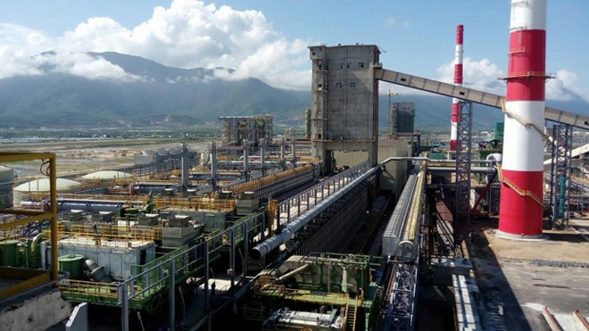 Công trình nhà máy Formosa Hà Tĩnh. Ảnh: P.V.