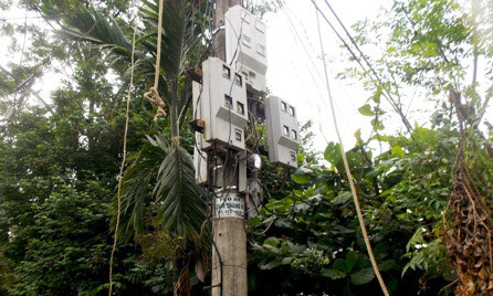 Trụ điện xảy ra vụ việc