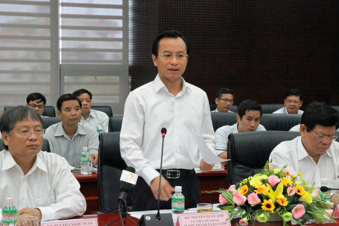 Bí thư Thành ủy Đà Nẵng Nguyễn Xuân Anh. Ảnh: Thanh Niên