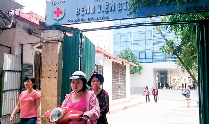 Bệnh viện Giao thông Vận tả. Ảnh: Hồng Vĩnh.