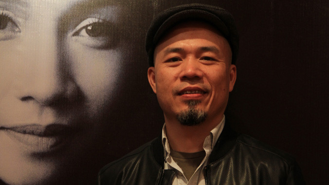 Nhạc sĩ Huy Tuấn- người bạn lâu năm trong âm nhạc của Mỹ Linh. Ảnh: N.M.Hà. 