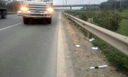 Hiện trường vụ tai nạn. Ảnh: otofun