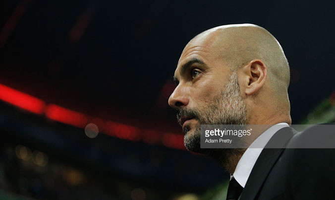 HLV Pep Guardiola đang đưa Bayern Munich một lần nữa tiến gần tới “cú ăn ba” lịch sử. Ảnh: GETTY IMAGES.