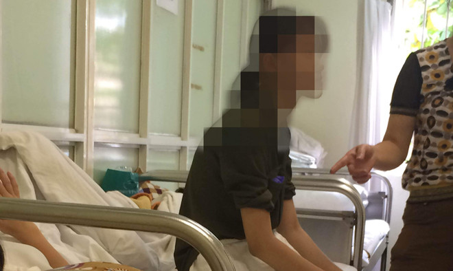 Trẻ vị thành niên N.Th.H. đang đợi để phá thai 6 tuần tuổi. Ảnh T.H.