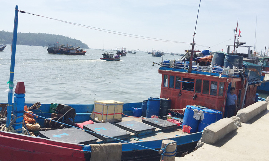 Một tàu cá của ngư dân Việt. Ảnh: Lao Động