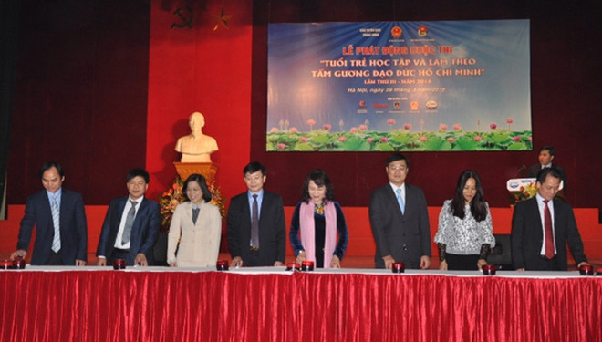 Cuộc thi 'Tuổi trẻ học tập và làm theo tấm gương đạo đức Hồ Chí Minh'