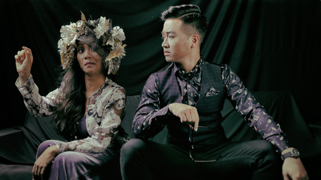 Cảnh trong vở “Đêm hè sau cuối”. Ảnh: Đô Tăng.