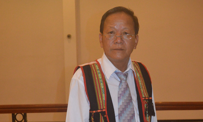 Nhà nghiên cứu văn hóa dân gian Phùng Sơn. Ảnh: Kiến Nghĩa.