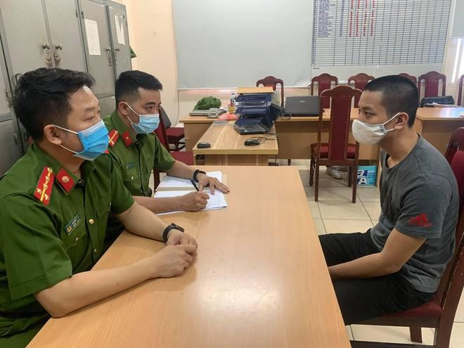 Một trong số 3 đối tượng lừa đảo 200 triệu đồng của chị T. tại cơ quan công an