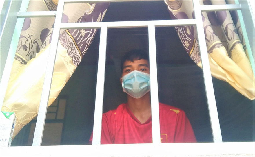 Anh Thứk đang cách ly tại nhà, mong hết dịch bệnh để vào Nam mưu sinh
