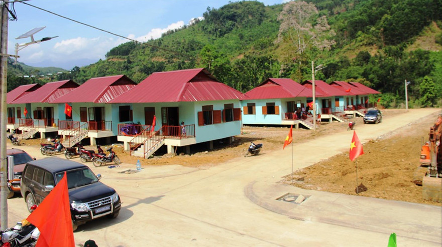 Khu dân cu Bằng La – nơi ở mới của người dân vùng sạt lở Trà Leng