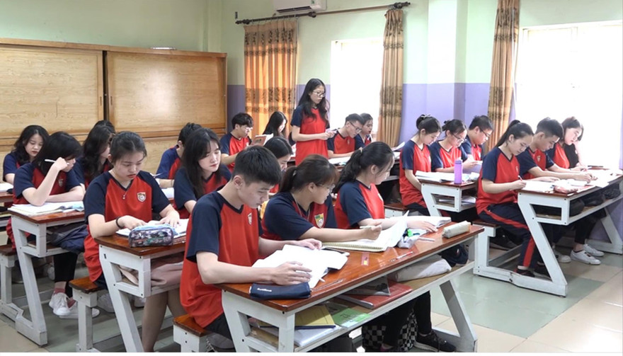 Học văn hóa trong trường nghề sẽ được giảm tải. Ảnh: Diệp An