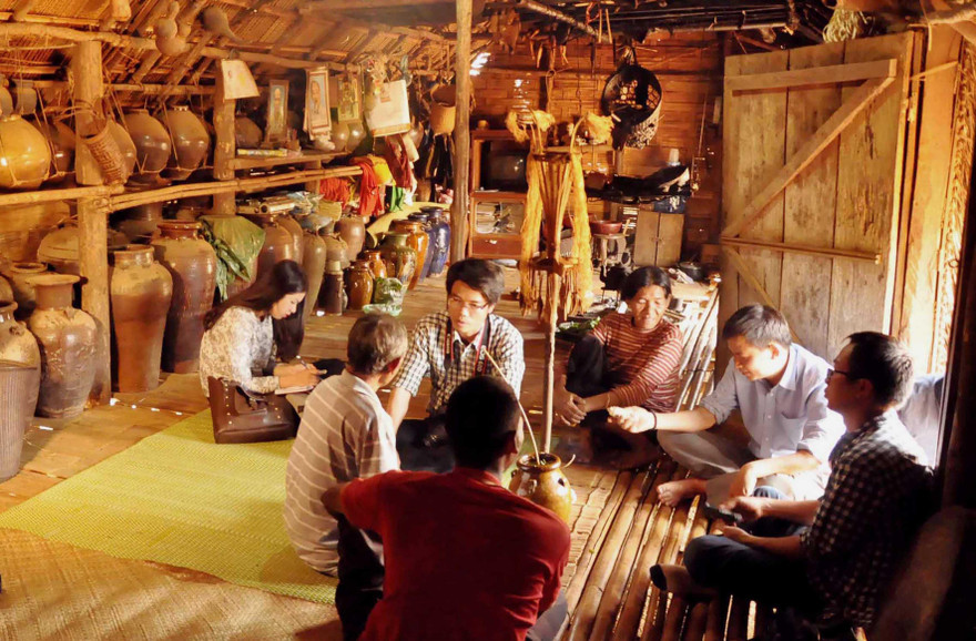 Giàn ché trong gia đình người Mạ ở Lâm Đồng