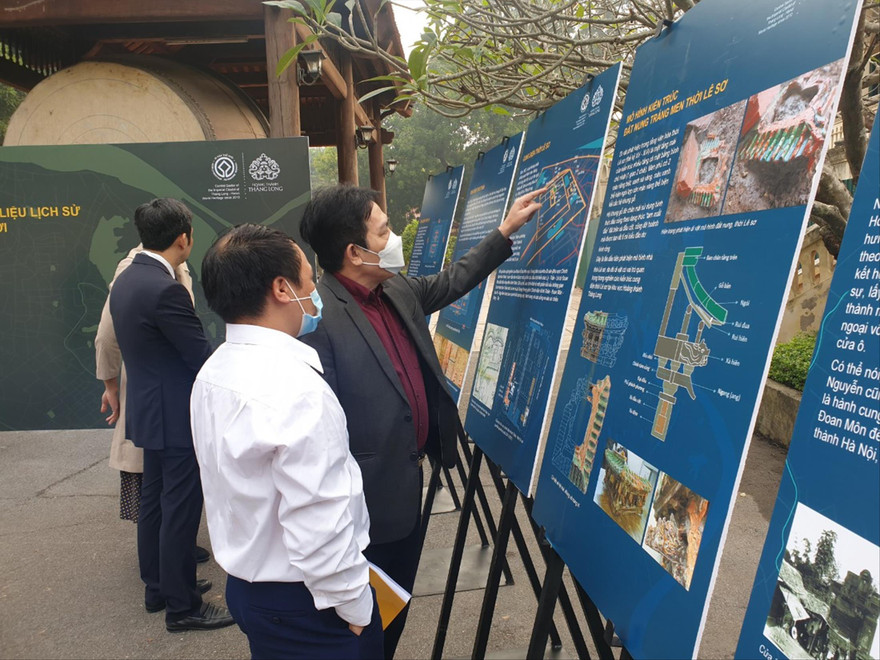 Di tích quan trọng thời Lê sơ được phát hiện trong năm 2021 Ảnh: KỲ SƠN 