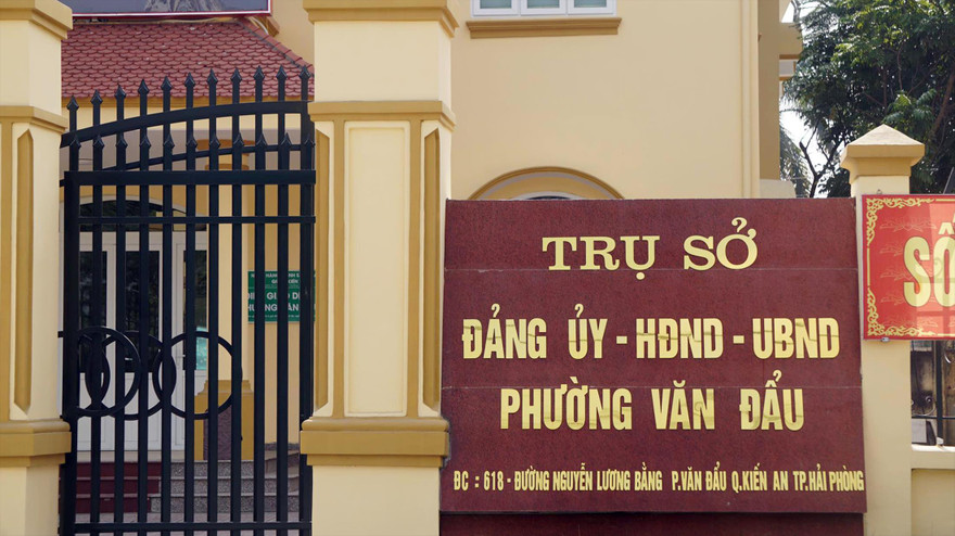 Trụ sở UBND phường Văn Đẩu (quận Kiến An, TP Hải Phòng) 