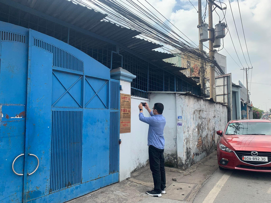 Trụ sở Công ty Việt Á tại Bình Dương ảnh: hương chi