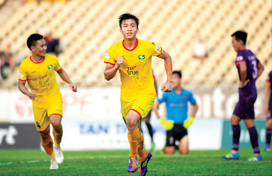 Giữ chân Phan Văn Đức là bước đi đầu tiên ở SLNA sau khi được chuyển giao đơn vị tài trợ mới ảnh: Anh Tú 