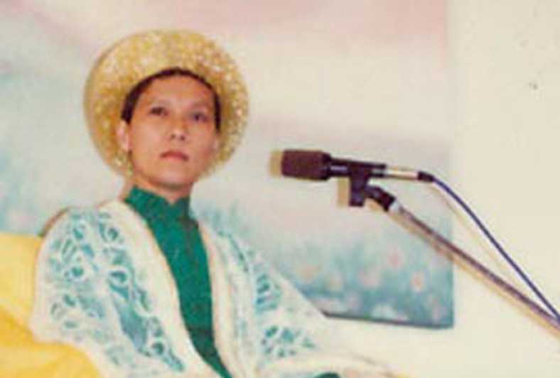 Đặng Thị Trinh tự lập ra "Thanh Hải vô thượng sư" dùng pháp hiệu "Thanh Hải". Ảnh Công an tỉnh Bắc Giang