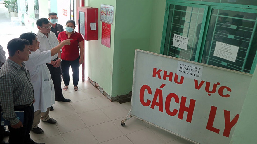 Khu vực cách ly tại tỉnh Bắc Giang