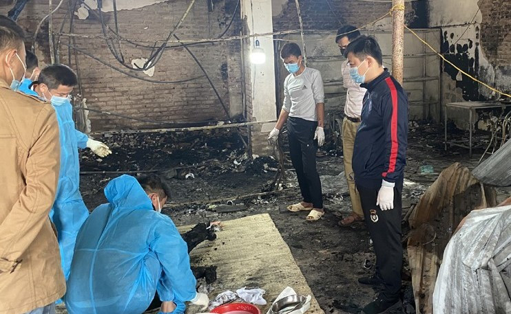 Hiện trường vụ cháy