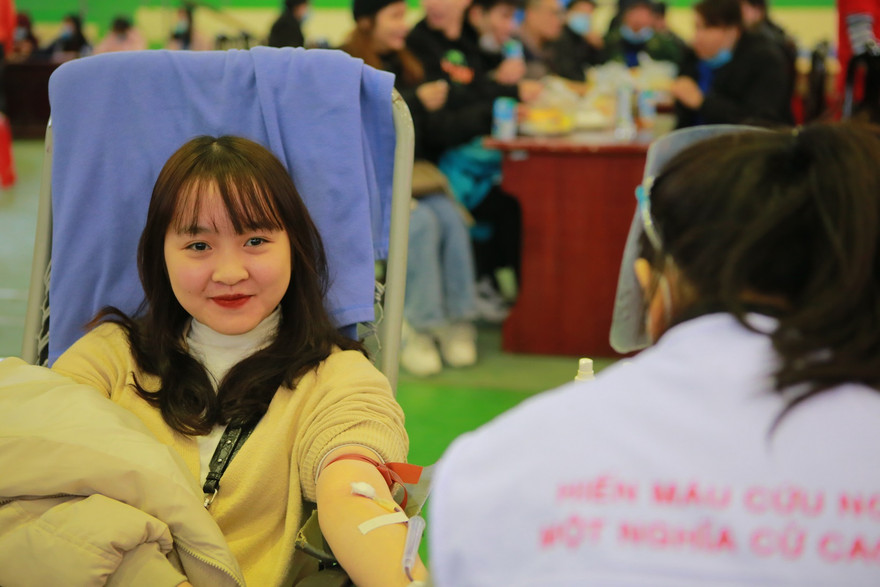 Các bạn trẻ tỉnh Bắc Ninh hào hứng tham gia Chủ nhật Đỏ