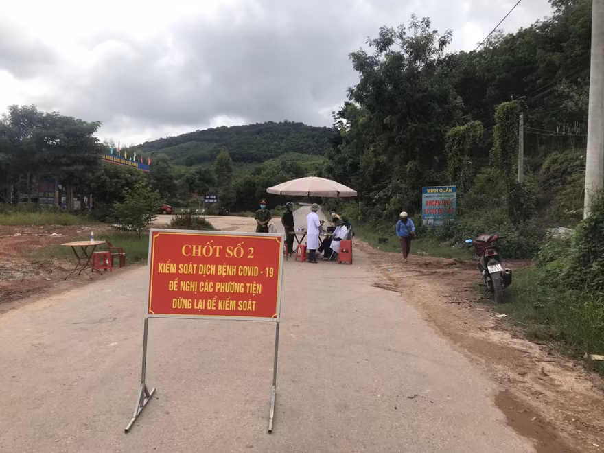 Một chốt kiểm soát dịch tại Bắc Giang