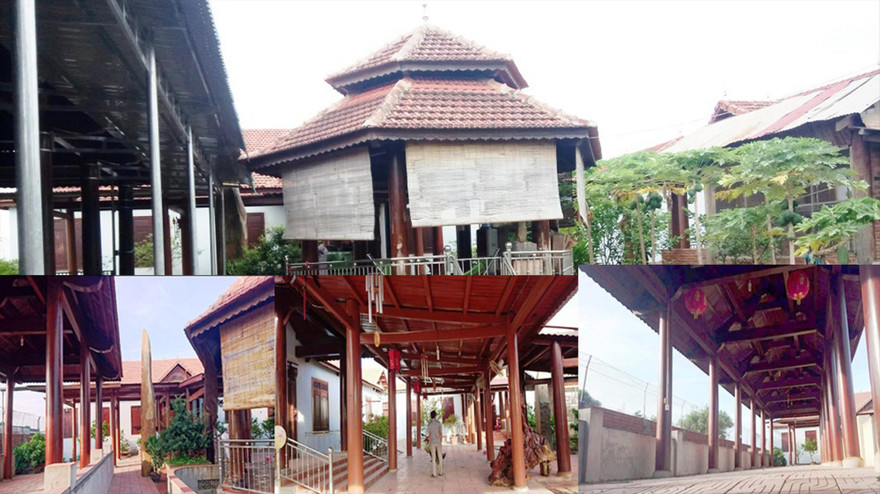 Căn biệt phủ bằng gỗ quý của ông Trần Ngọc Quang Ảnh: Vũ Long 