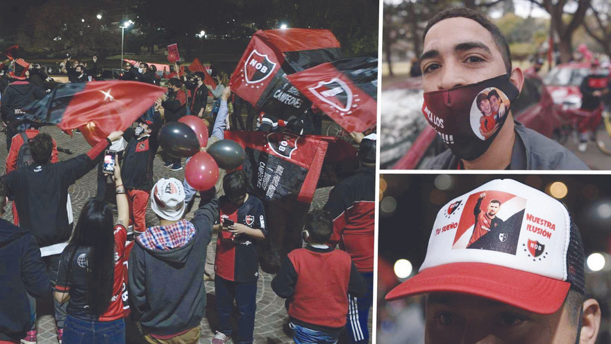 CĐV Newell's Old Boys tuần hành kêu gọi Messi trở lại đội bóng cũ