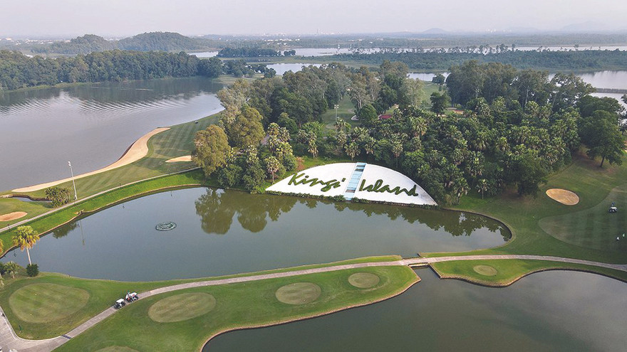  CLB golf BRG Kings Island Golf Resort nằm ở vị trí thuận tiện, cảnh quan đẹp, là điểm đến yêu thích của các golfer ảnh: MẠNH THẮNG 