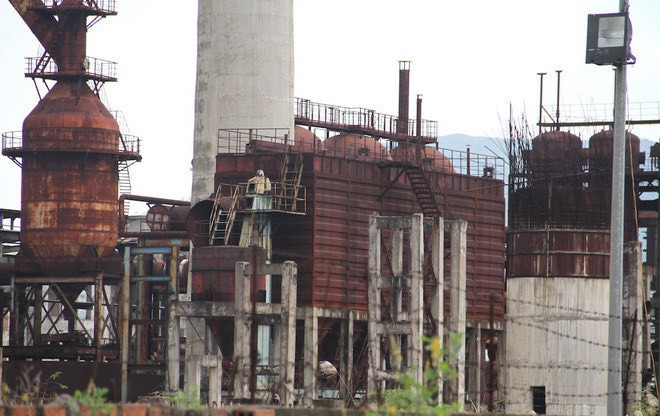 Bên trong nhà máy thép Vạn Lợi