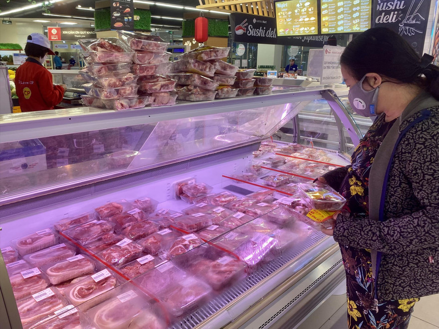 Thịt lợn đông lạnh không thực sự hút khách 