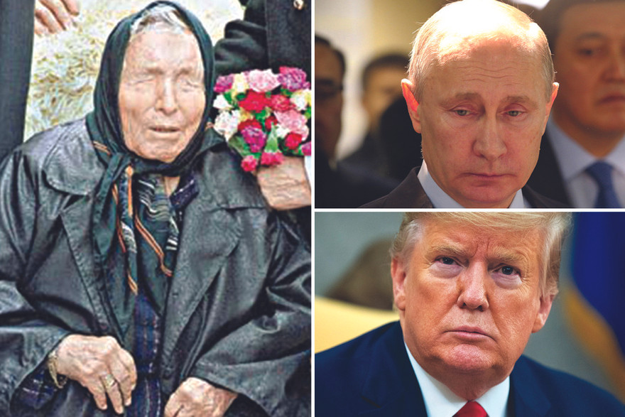 Những dự báo của bà Vanga về Tổng thống Nga Vladimir Putin và Tổng thống Mỹ Donald Trump trong năm 2020 không thành hiện thực Ảnh: Irish Sun