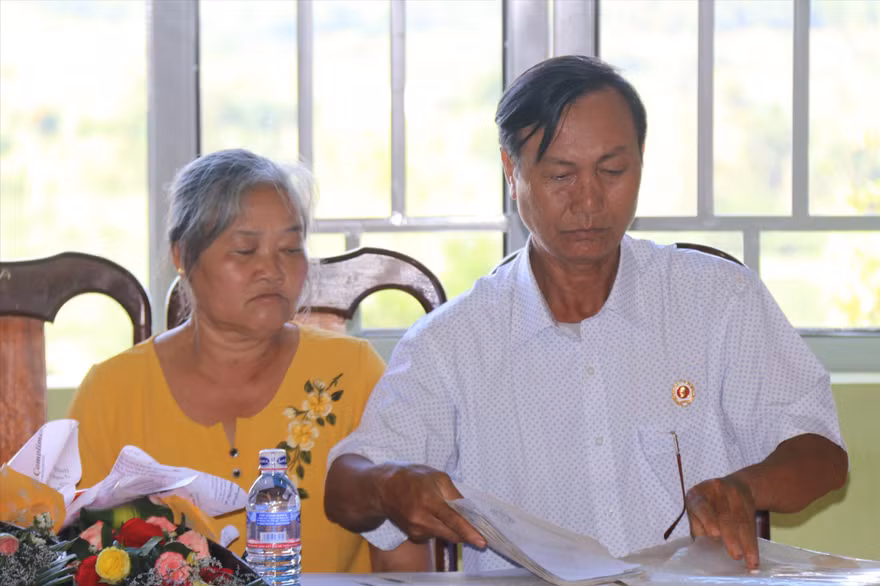 TAND huyện Tuy Ðức đã gây oan cho vợ chồng ông Võ 