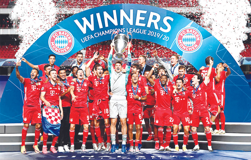 Beyern ăn mừng chức vô địch Champions League thứ 6 trong lịch sử 