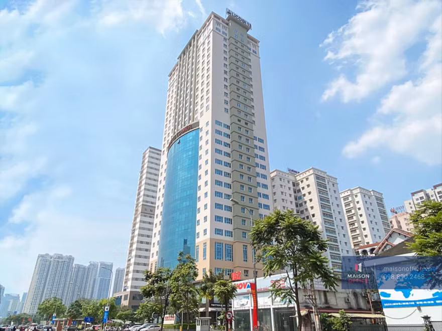 Tòa nhà Licogi 13 - một trong những công trình bị Licogi 13 E&C tố nợ tiền 