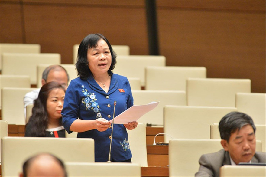 Ðại biểu Quốc hội Nguyễn Thị Mai Hoa Ảnh: QH 