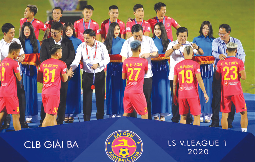 Tập thể “Chúng ta là một” của CLB Sài Gòn tan tác ngay sau một mùa giải thành công Ảnh: Anh Tú