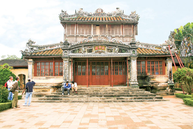 Thái Bình Lâu, nơi vua đọc sách. Ảnh: Lưu Ly.