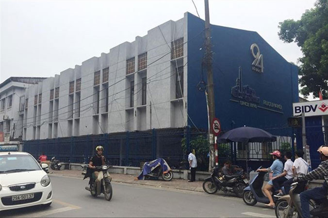 Dự án tại 94 Lò Ðúc “đắp chiếu” nhiều năm nay. Ảnh: Duy Phạm.