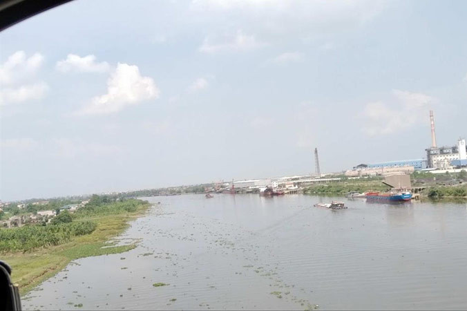 Dự án nạo vét sông Đáy từ trên 2.000 tỷ đồng đội vốn lên gần 10.000 tỷ đồng. Ảnh: MĐ.