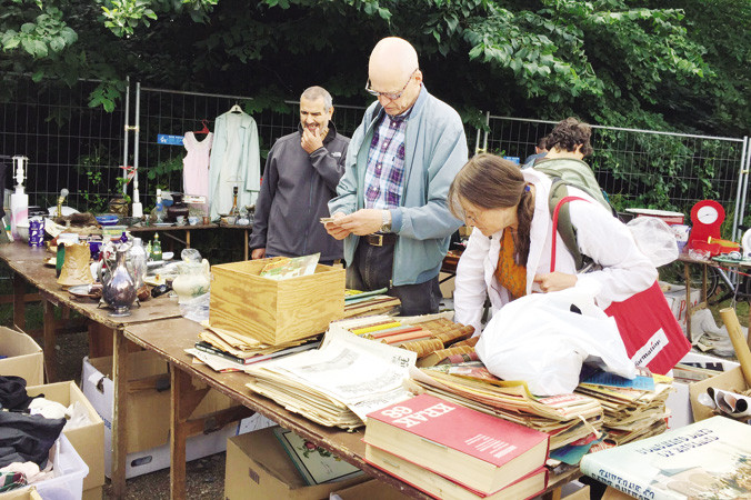 Một góc chợ rừng Charlottelund. Ảnh minh họa: P.M.