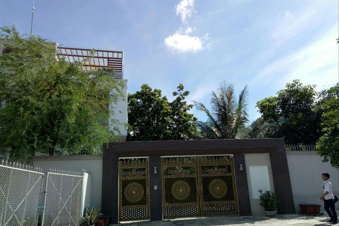 Ngôi nhà của ông Trương Quý Dương ở TP Hòa Bình. Ảnh: Minh Ðức.