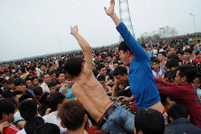 Lễ hội cướp phết. Ảnh: Internet.