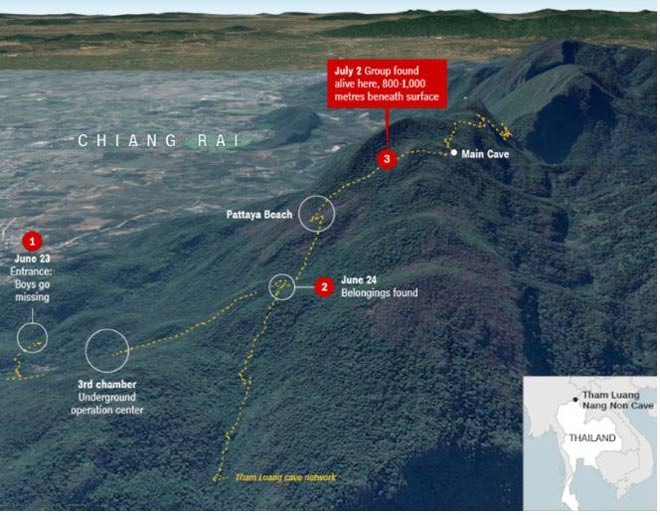 Sơ đồ chiến dịch giải cứu.
