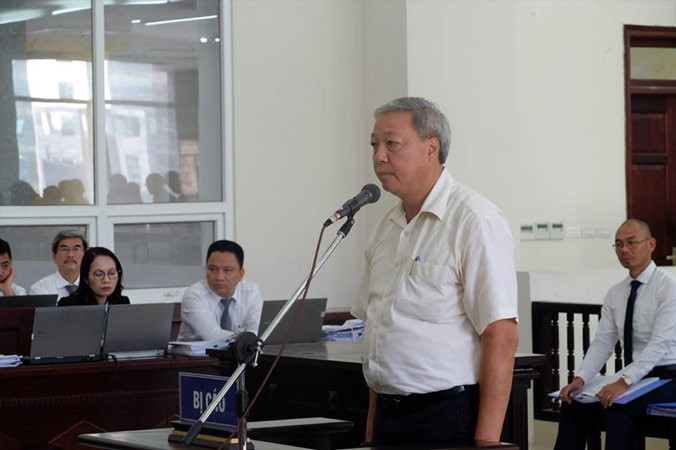 Bị cáo Phan Đình Đức tại tòa.