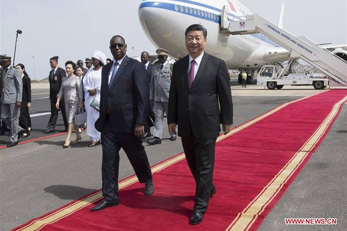 Ông Tập Cận Bình có chuyến thăm cấp nhà nước tới Senegal. Ảnh: Tân Hoa Xã.